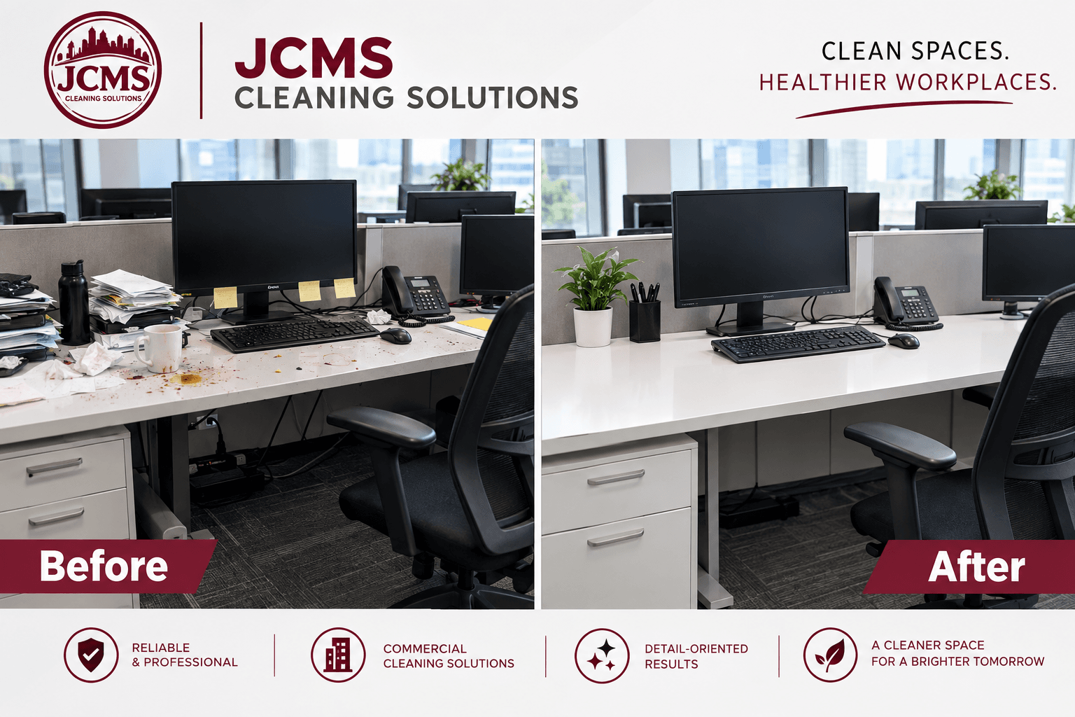 Professional cleaner washing windows